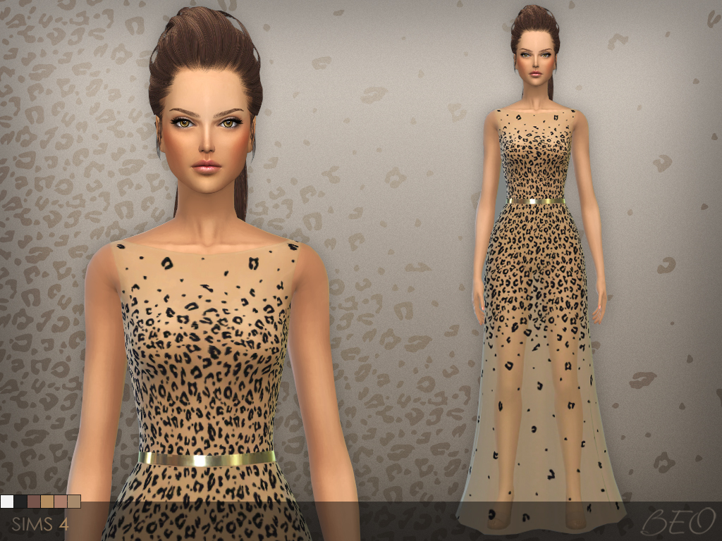 Dress 027 for The Sims 4 by BEO